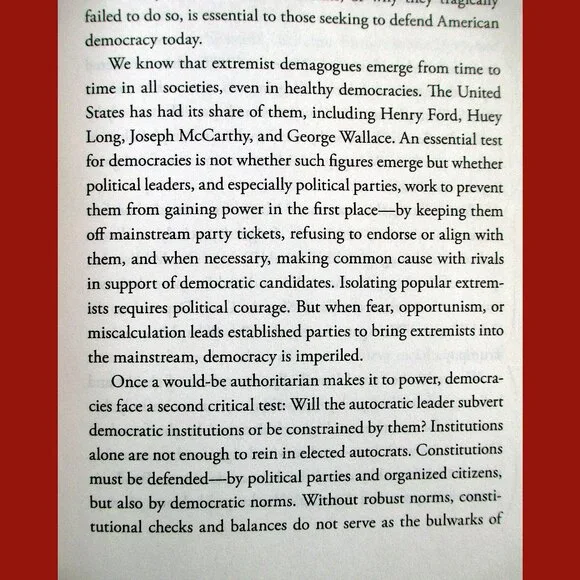 Book: How Democracies Die by Steven Levitsky & Daniel Ziblatt - Picture 9 of 16
